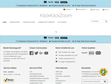 Tablet Screenshot of klickklickzoom.com